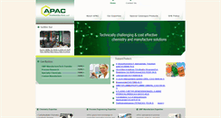 Desktop Screenshot of apacpharma.com